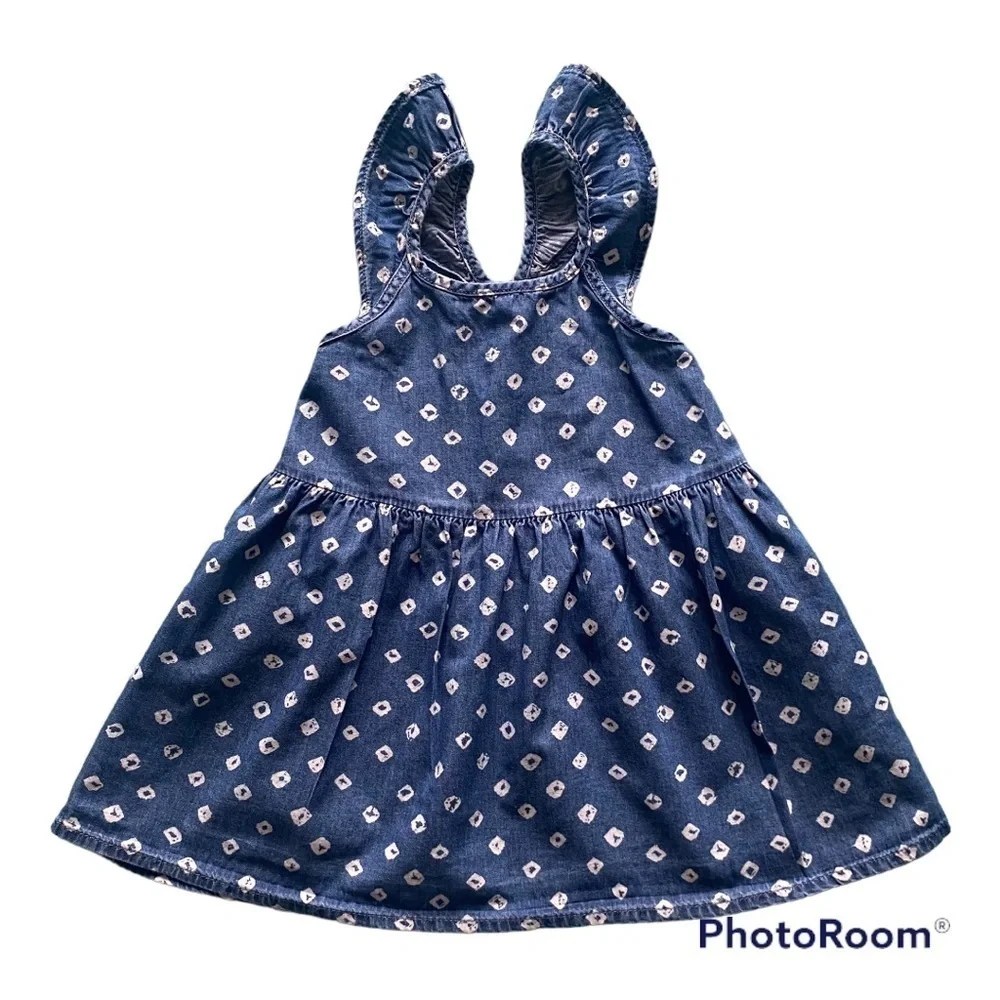 GAP-GIRLS DENIM DRESS-SIZE 2
